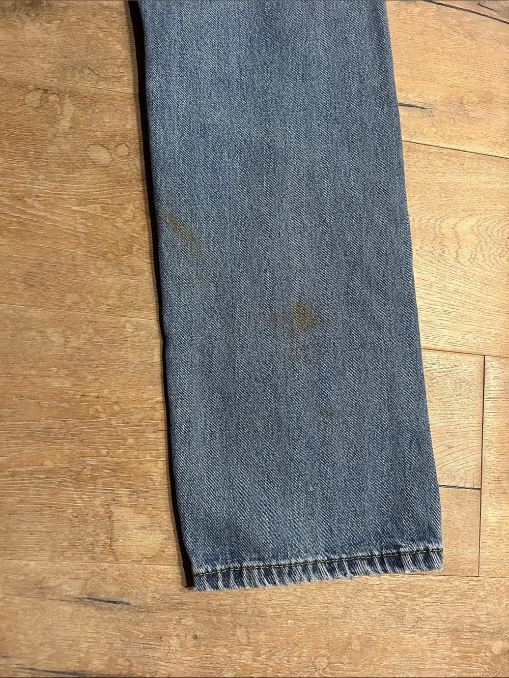 Levi's Men's Straight Leg Blue Denim Jeans - Picture 5 of 5